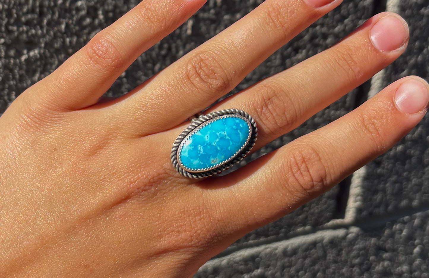 Kingman Turquoise Ring