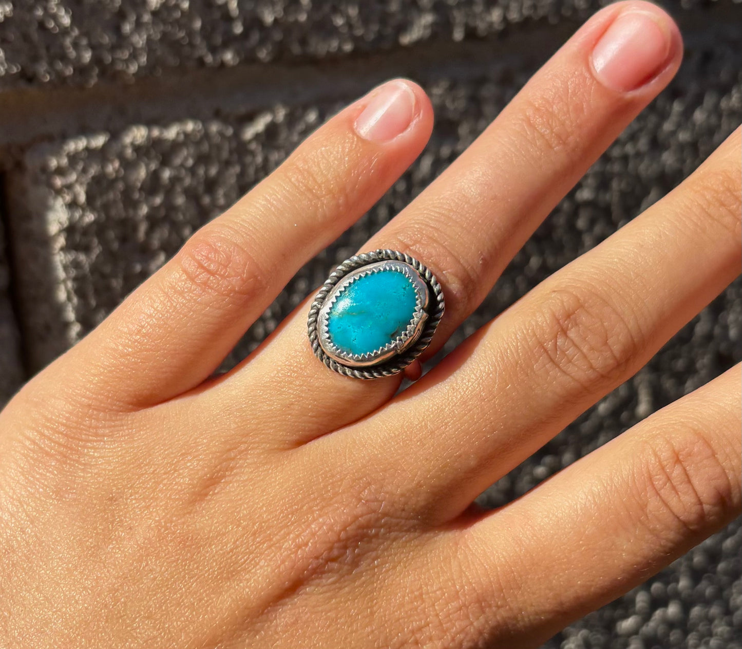 Kingman Turquoise Ring