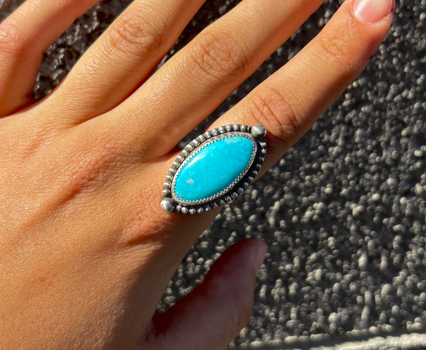 Kingman Turquoise Ring