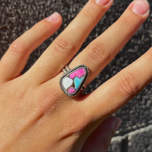 Cotton Candy Stone Ring