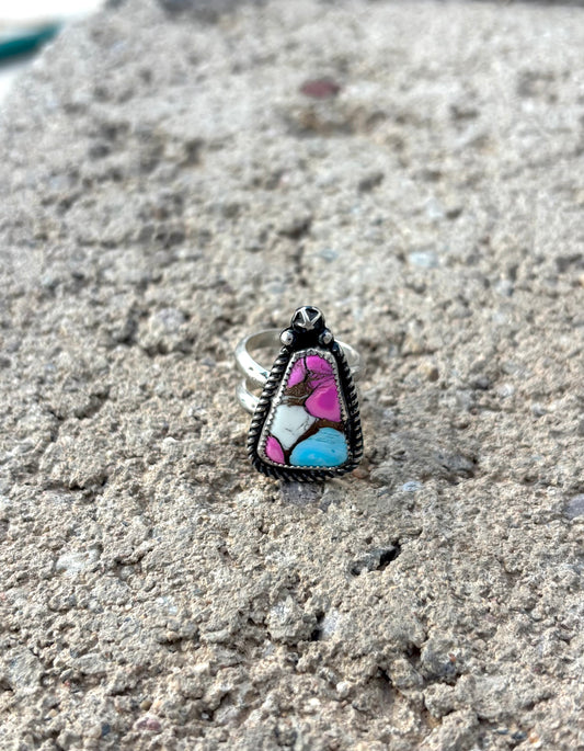 Cotton Candy Stone Ring