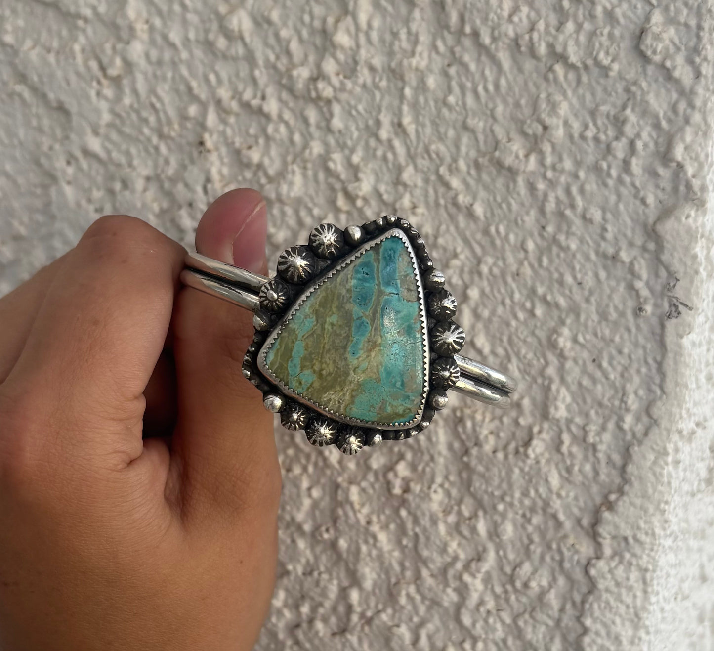 Chunky Turquoise Cuff