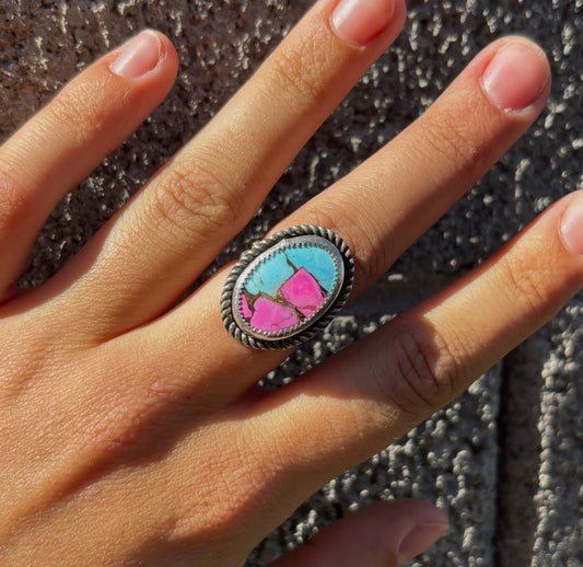Cotton Candy Stone Ring