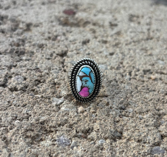 Cotton Candy Stone Ring