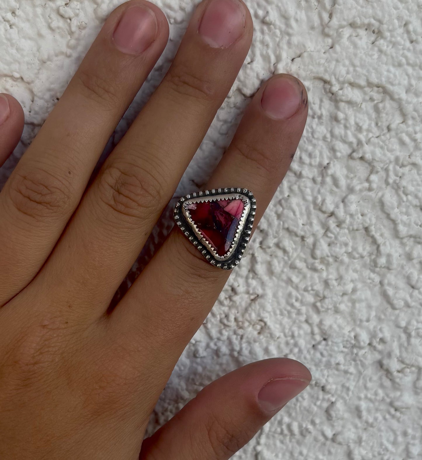 Red Dahlia Ring